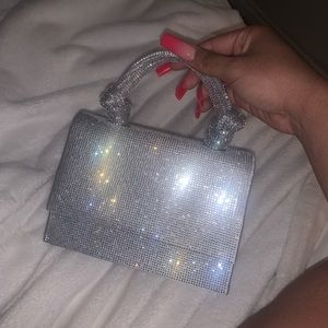 Zara sparkly mini city bag